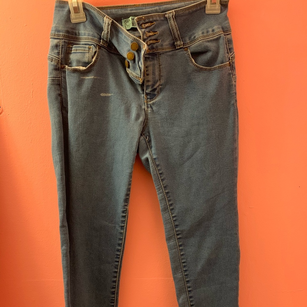 Wax Jean Skinny Jeans